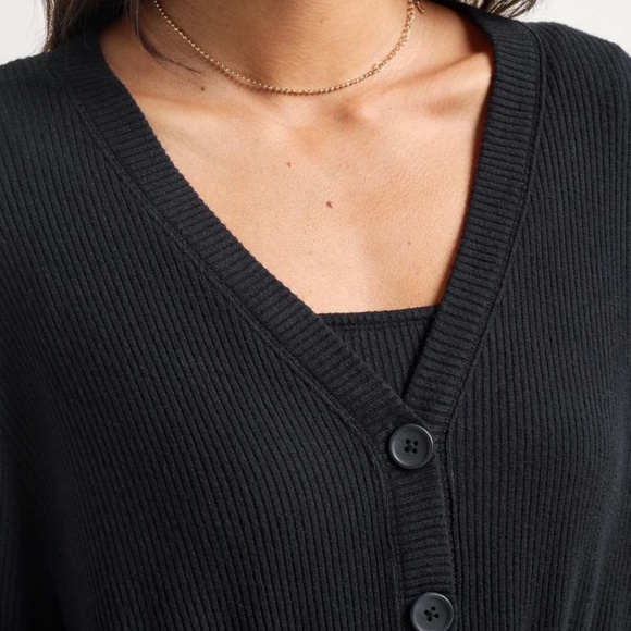 Travis Mathew Magens Bay Wide Rib Top in Black Size Smalll - Picture 5 of 11